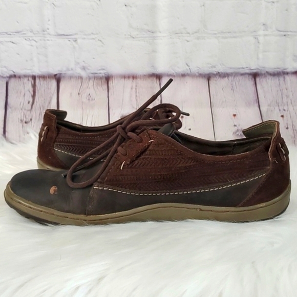Merrell Ashland Leather Coffee Bean Brown Lace Up Shoes Sneakers Womens Size 7.5 - Picture 15 of 17